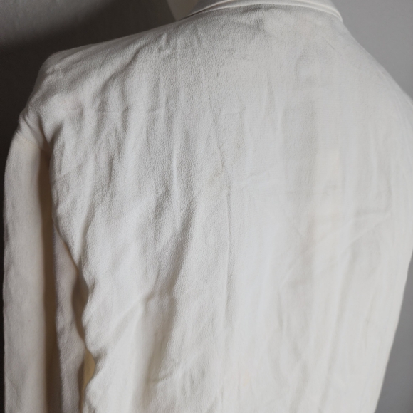NEW Anthropologie Ettitwa Blazer Blouse Ivory Size 12 - Picture 9 of 12